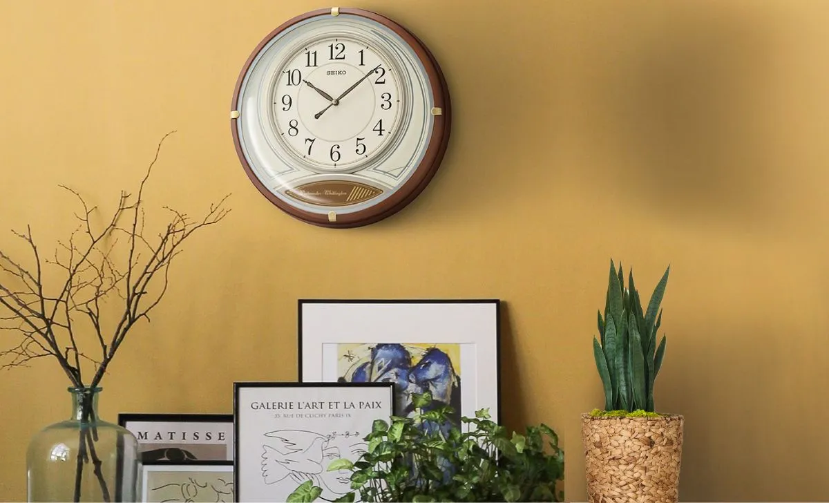 đồng hồ treo tường seiko qxd215b