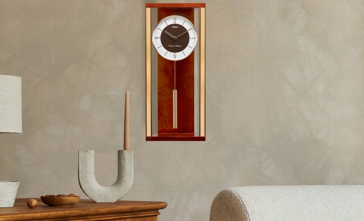 10+ những mẫu đồng hồ gỗ đẹp, mới nhất 2025 treo tường 4 Đồng hồ treo tường Seiko QXH068Z gỗ