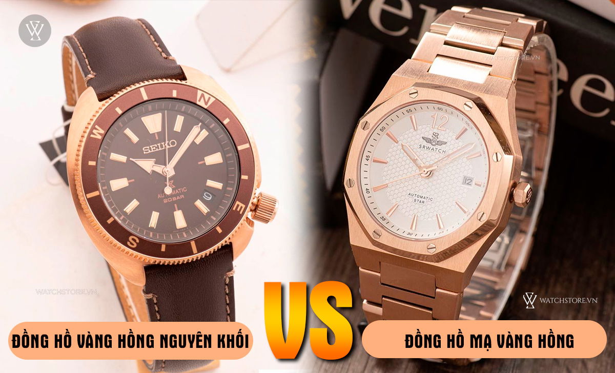 Đồng hồ vàng hồng Rose Gold là gì? 7 mẫu đẹp, hot nhất 2023 3 Đồng hồ vàng hồng mạ vàng hồng