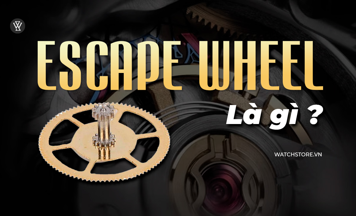 Escape Wheel là gì? 3 loại bánh xe thoát đồng hồ phổ biến 1 Escape Wheel là gì