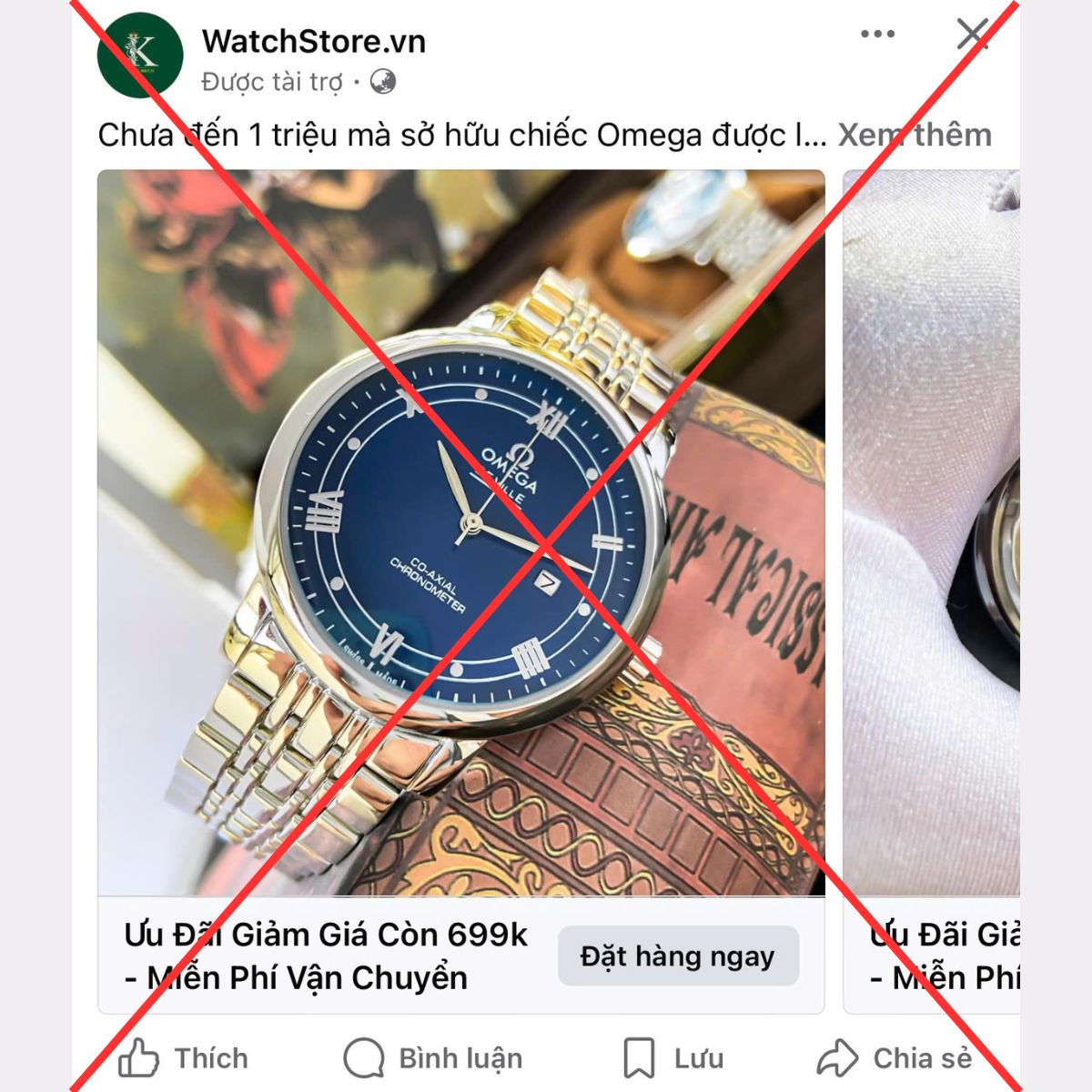 Cảnh báo mạo danh, Mượn danh Watch store - Cách nhận diện để tránh gặp phải 5 fanpage giả mạo watchstore