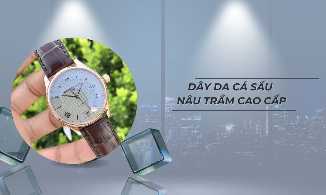 Frederique Constant FC-303MLG5B4 dây đeo