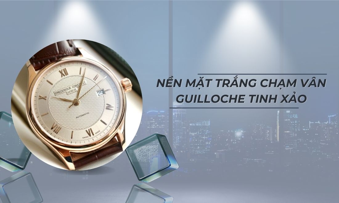 Frederique Constant FC-303MLG5B4 mặt số