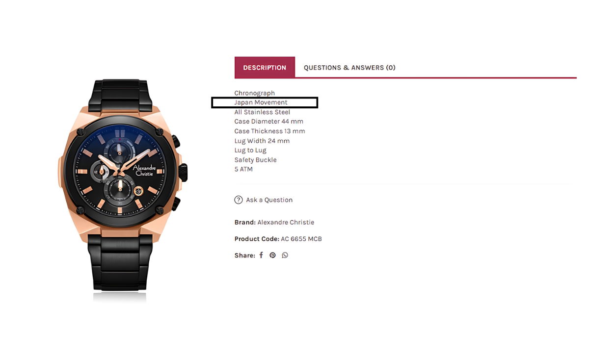 hang dong ho alexandre christie cua nuoc nao 3