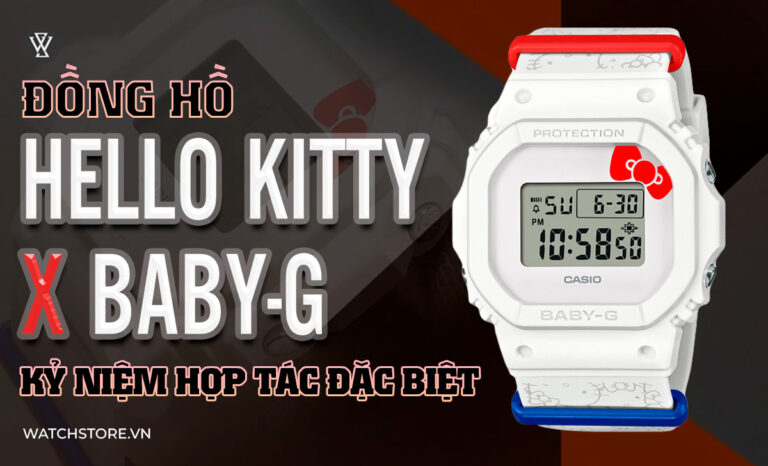 Đồng hồ Hello Kitty BABY-G Casio 2024 kỷ niệm hợp tác đặc biệt