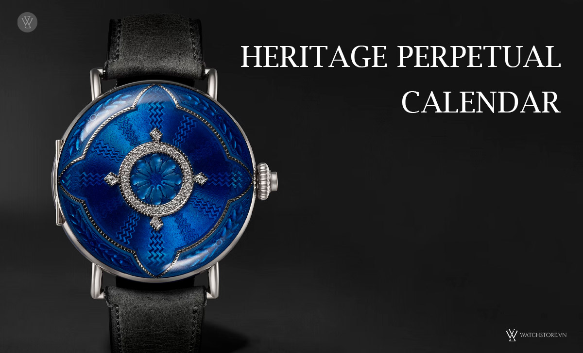 Enamel trên mặt đồng hồ là gì? 7 trường phái Enamel nổi bật 9 Heritage Perpetual Calendar