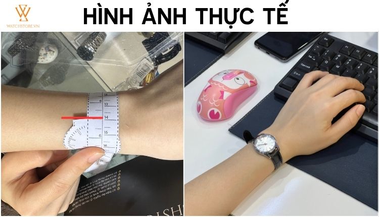 Hình ảnh thực tế của khách hàng khi đeo LTP V005L 1BUDF