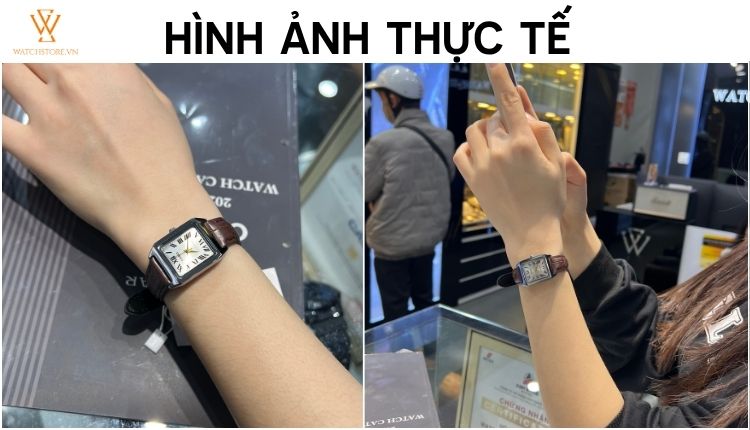 Đồng hồ LTP-V007L-9BUDF khi lên tay khách hàng nhà Watchstore