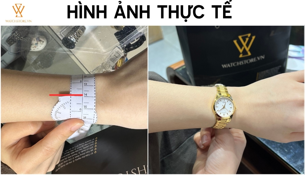 Ảnh thực tế đồng hồ LTP 1274G 7ADF