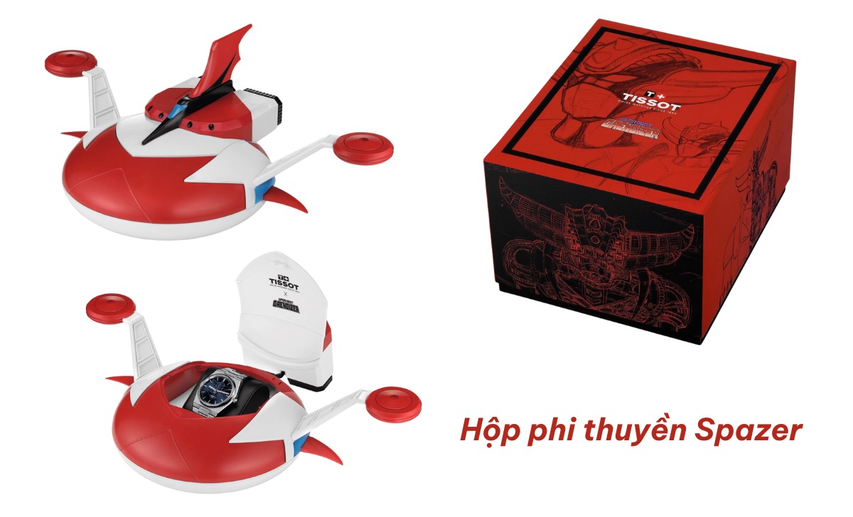 hộp phi thuyền Tissot UFO Grendizer