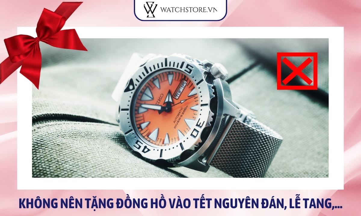 Không nên tặng đồng hồ vào Tết Nguyên Đán, lễ tang,...