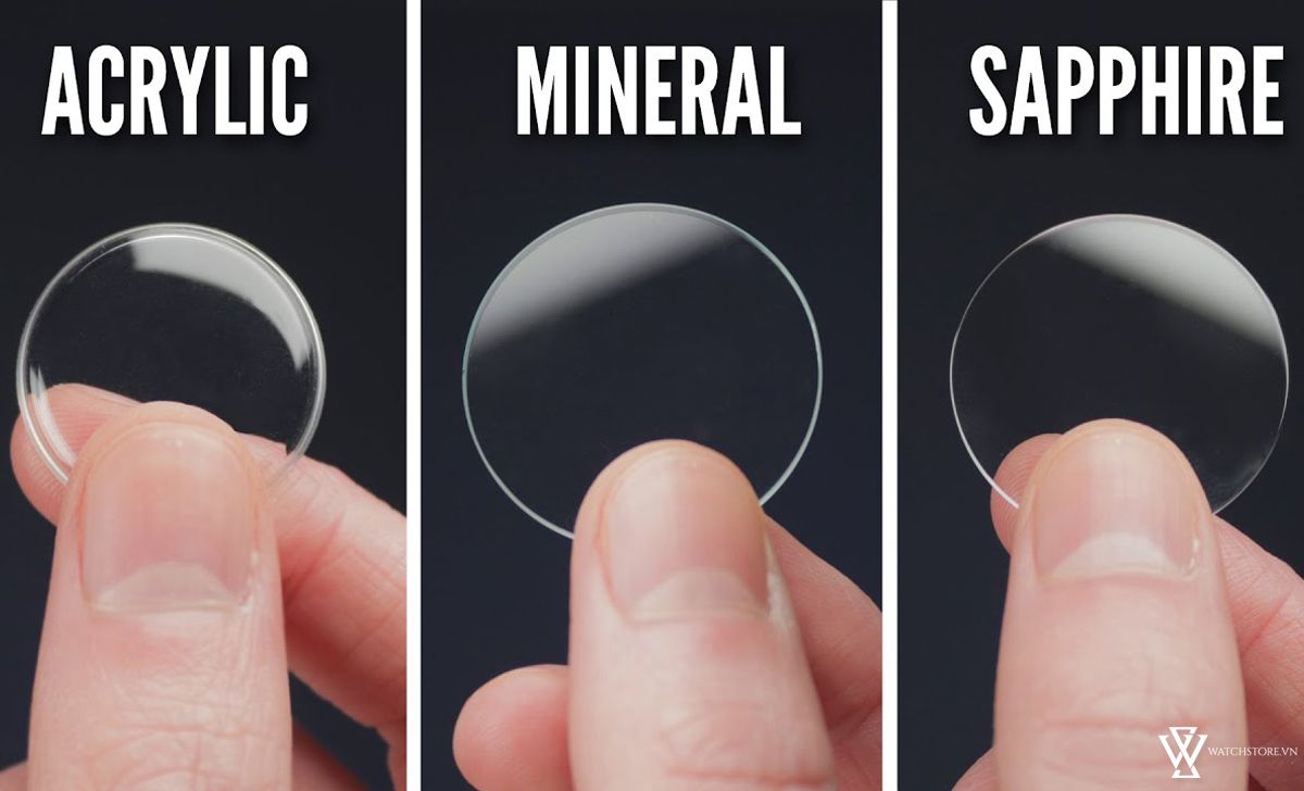 So sánh đồng hồ kính khoáng và kính sapphire loại nào tốt hơn? - Ảnh 3