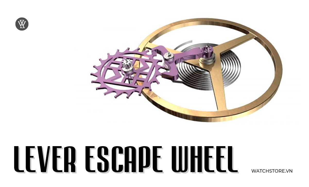Escape Wheel là gì? 3 loại bánh xe thoát đồng hồ phổ biến 6 Lever Escape Wheel