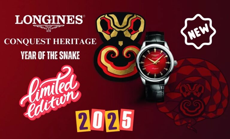 Longines Conquest Heritage 2025 – Đồng hồ mừng năm Ất Tỵ