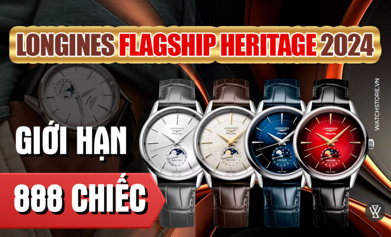 Longines Flagship Heritage 2024 bản mới giới hạn 888 chiếc