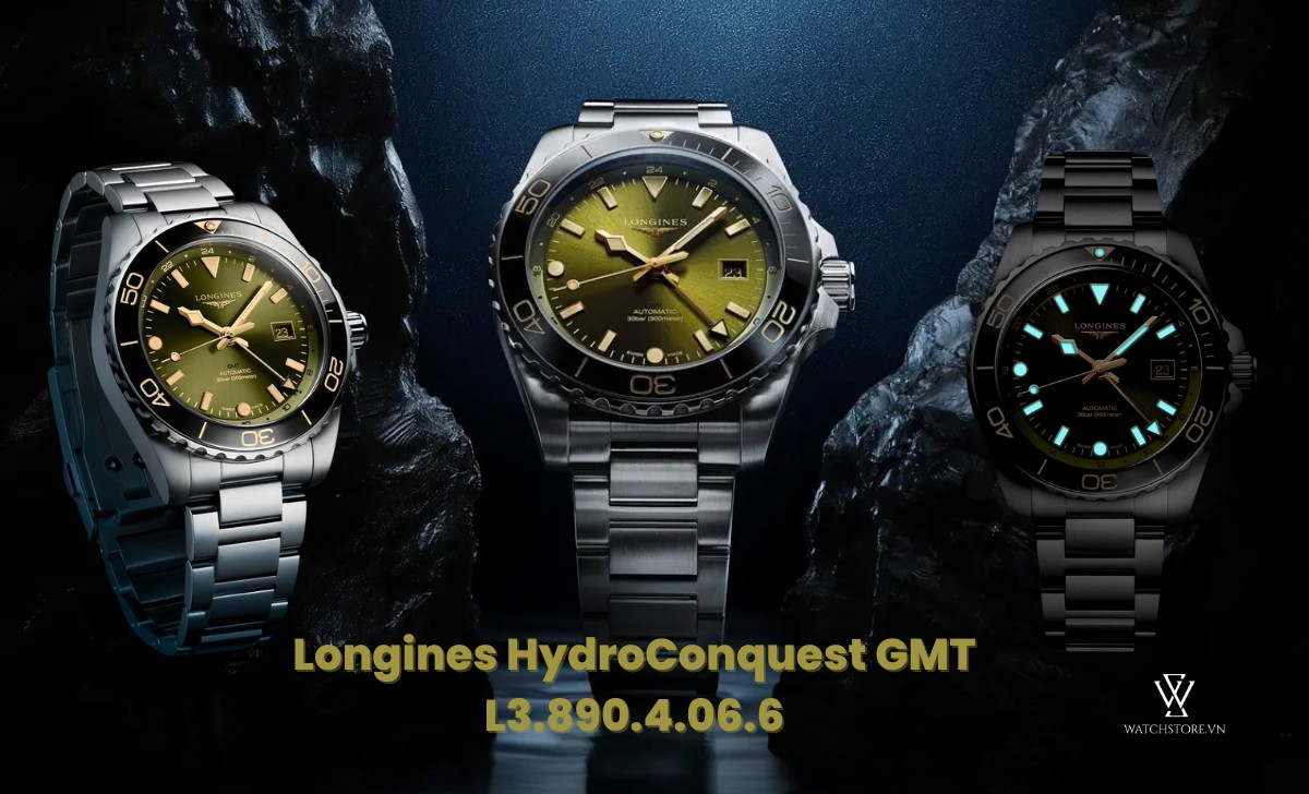 Longines HydroConquest GMT L3.890.4.06.6