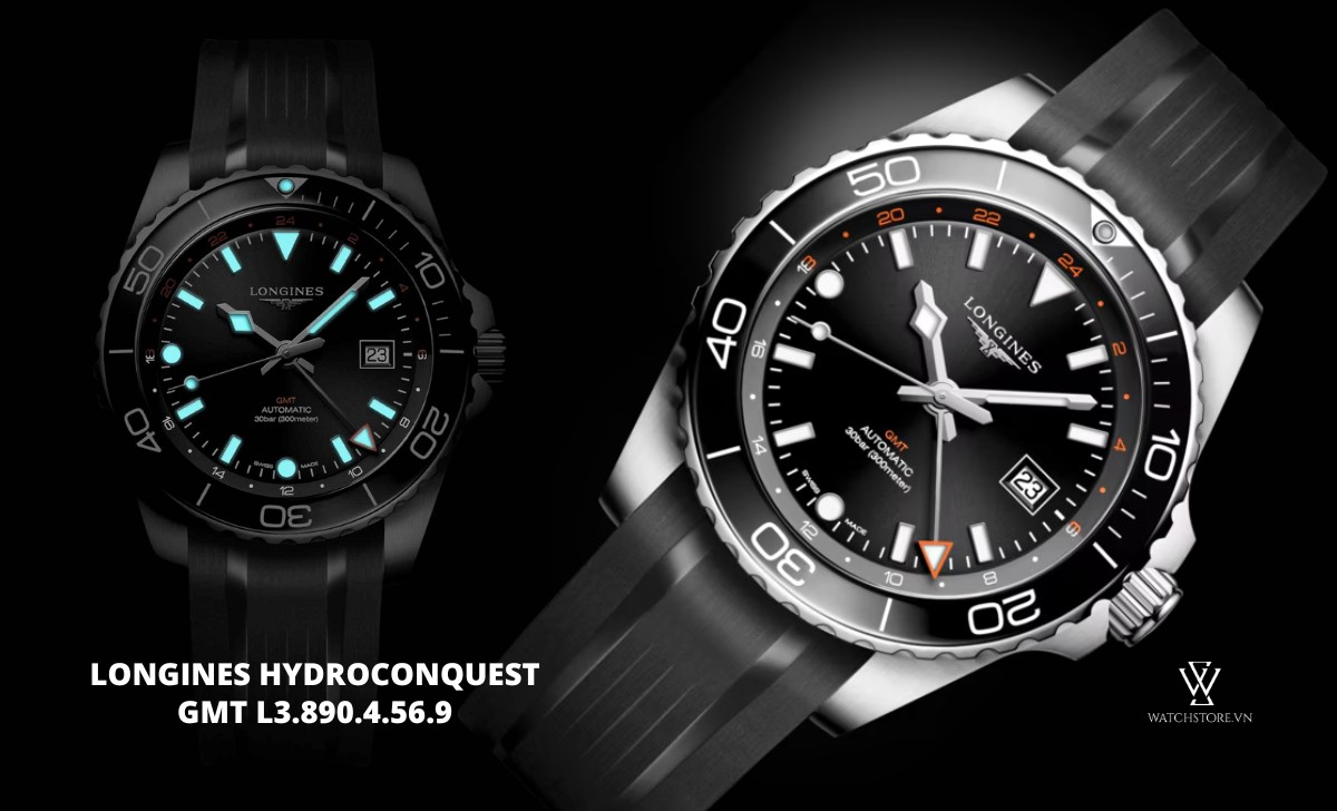 Longines HydroConquest GMT L3.890.4.56.9