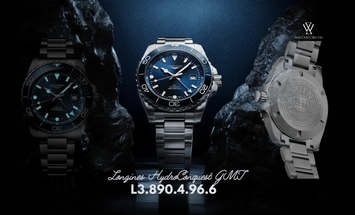 Longines HydroConquest GMT L3.890.4.96.6