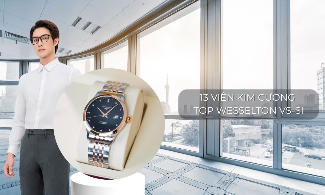 Đính kim cương sang trọng