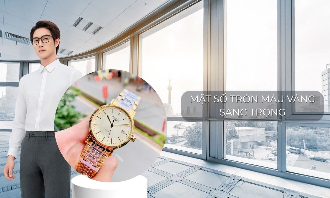 Mặt số vàng sang trọng