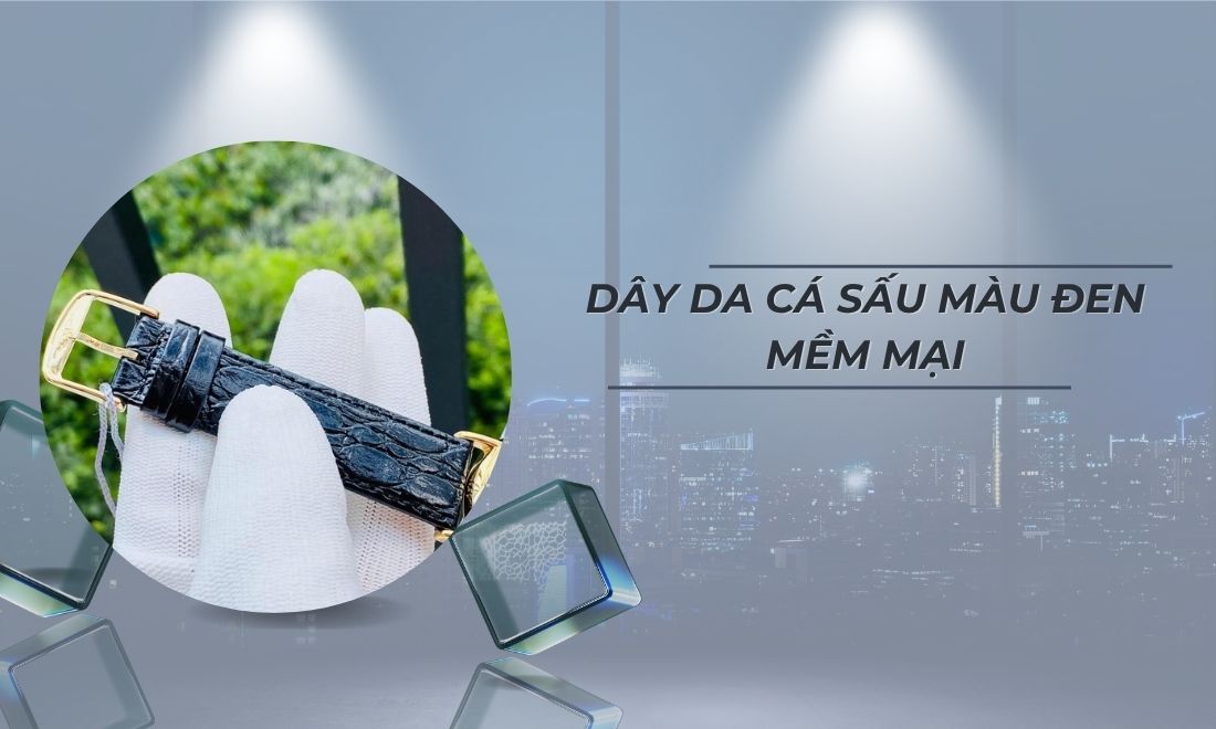 Dây da cá sấu mềm mại