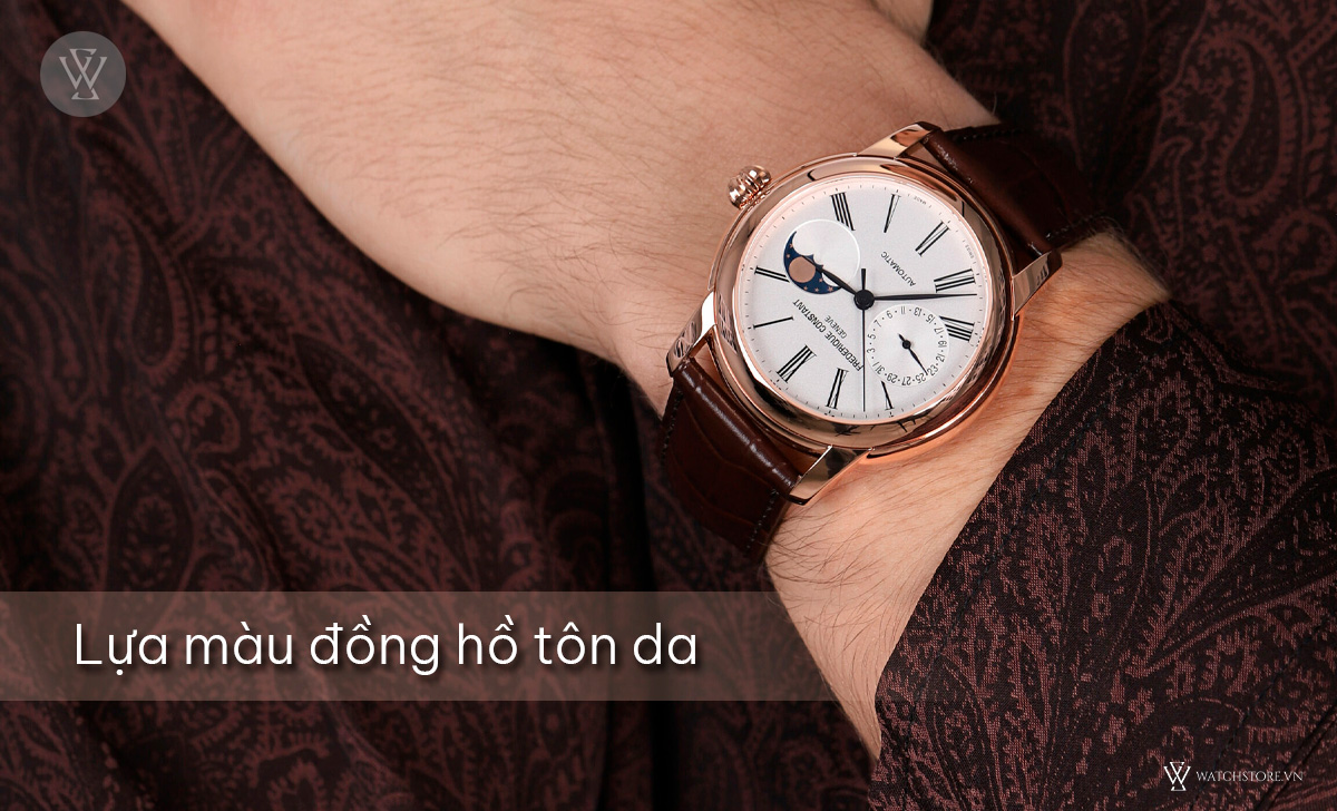 Lựa màu đồng hồ tôn da