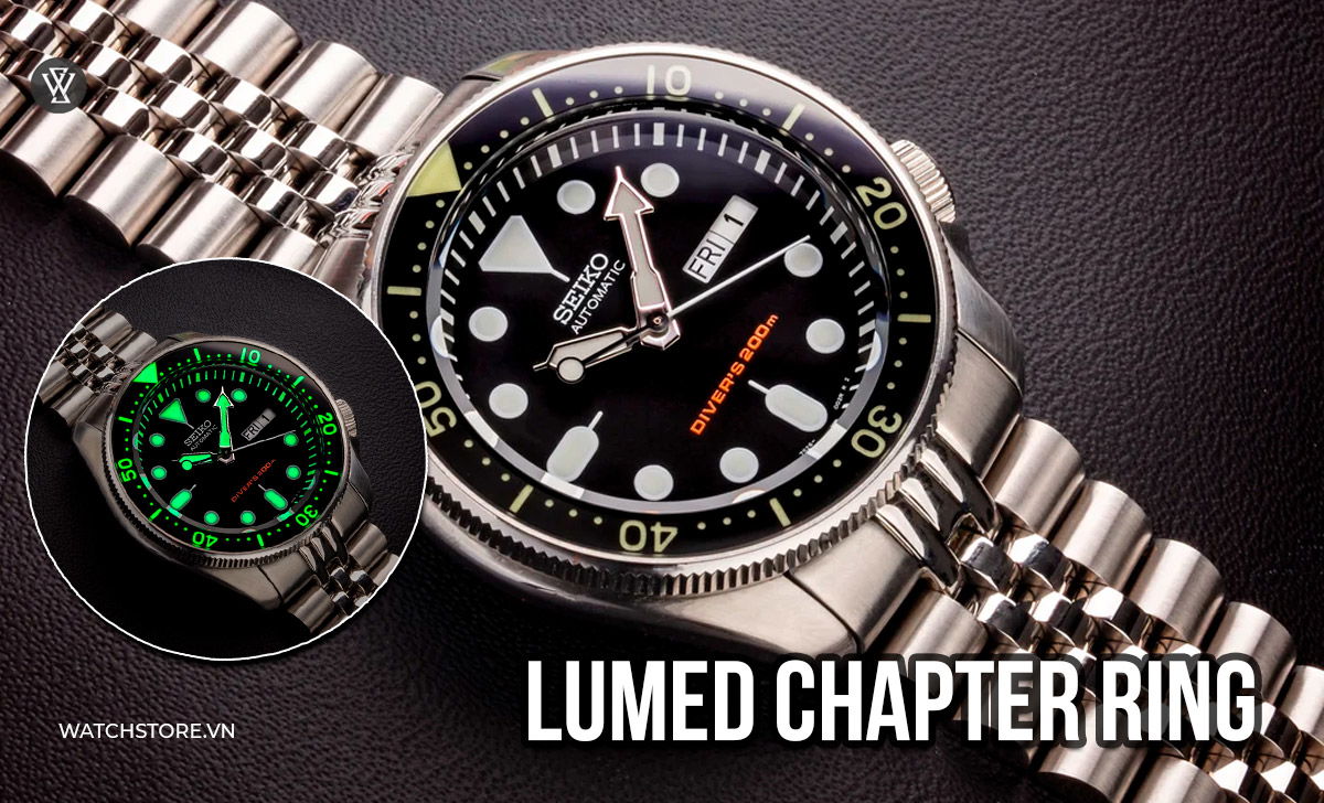 Chapter Ring là gì? 2 loại vòng chương phổ biến trên đồng hồ 3 Lumed Chapter Ring