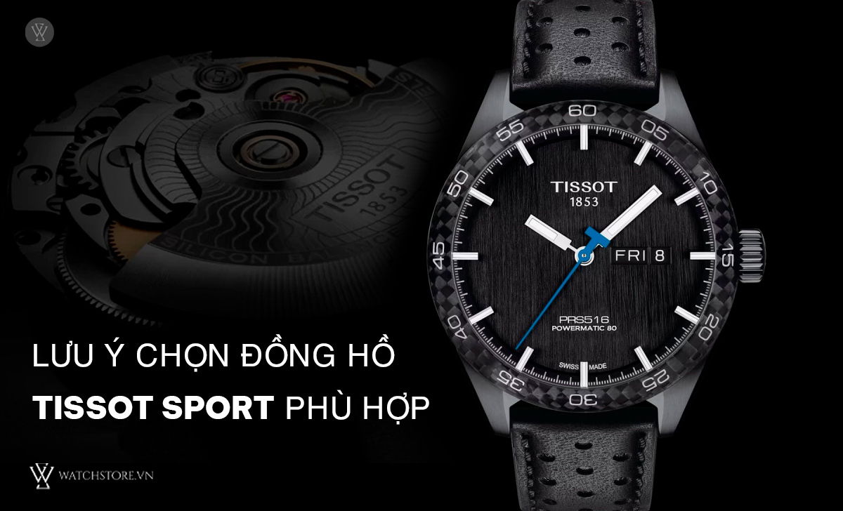 Các mẫu đồng hồ Tissot Sport đẹp nên mua 2024 rẻ và mới nhất 2 lưu ý chọn đồng hồ Tissot Sport