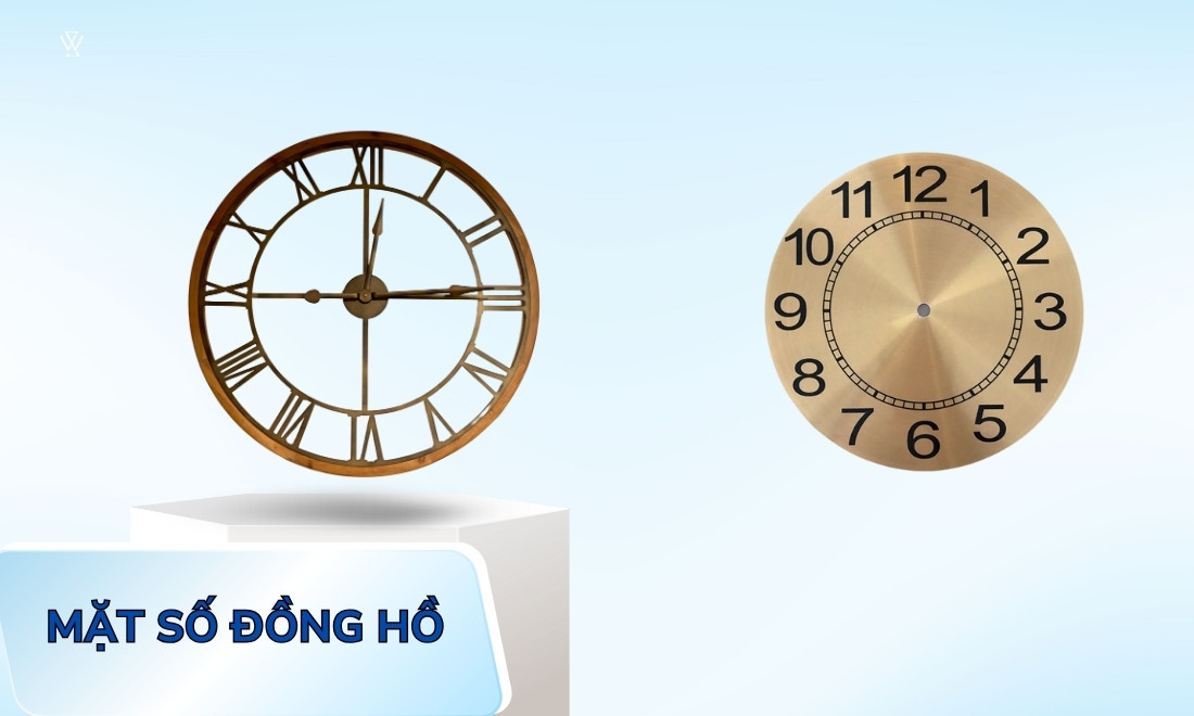 Mặt số hiển thị thời gian.