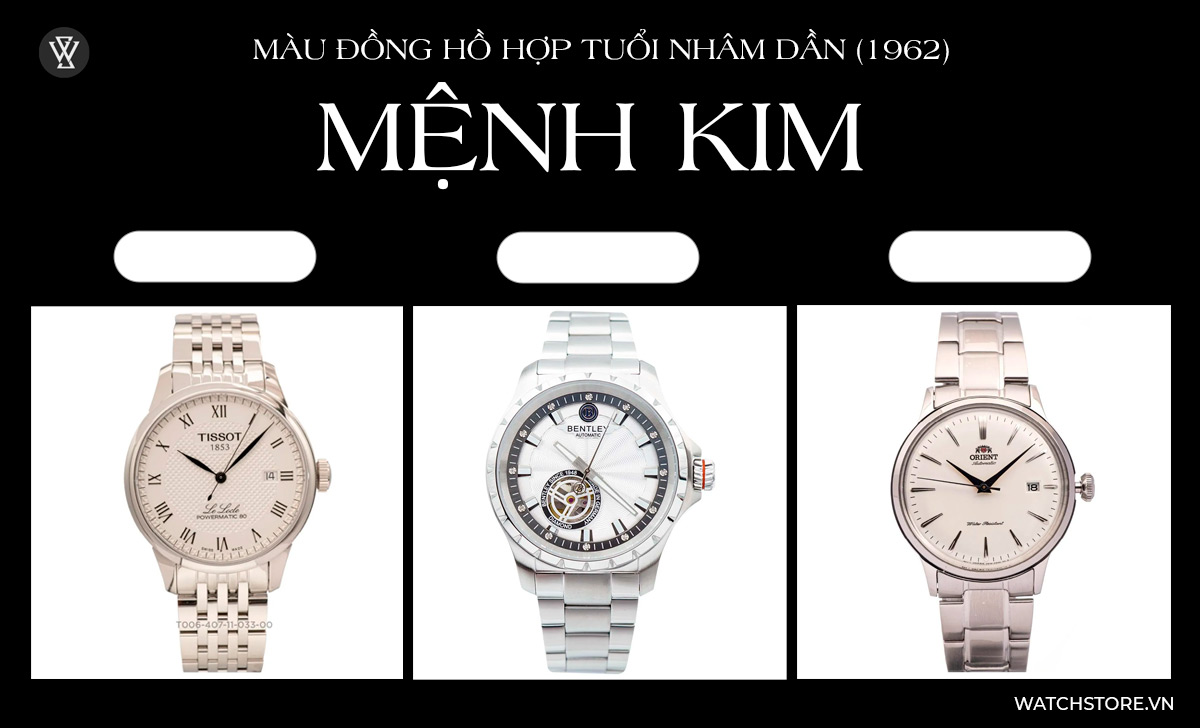 Tuổi Dần đeo đồng hồ màu gì để may mắn? Gợi ý mẫu hợp mệnh 2 màu đồng hồ hợp tuổi Nhâm Dần