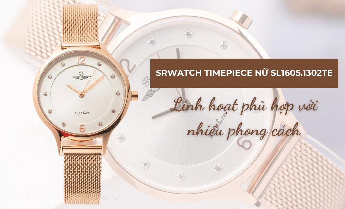 Top 10 mẫu đồng hồ nữ BÁN CHẠY NHẤT 2024 giá dưới 3 triệu 3 mau dong ho nu ban chay 3 srwatch timepiece sl16051302TE