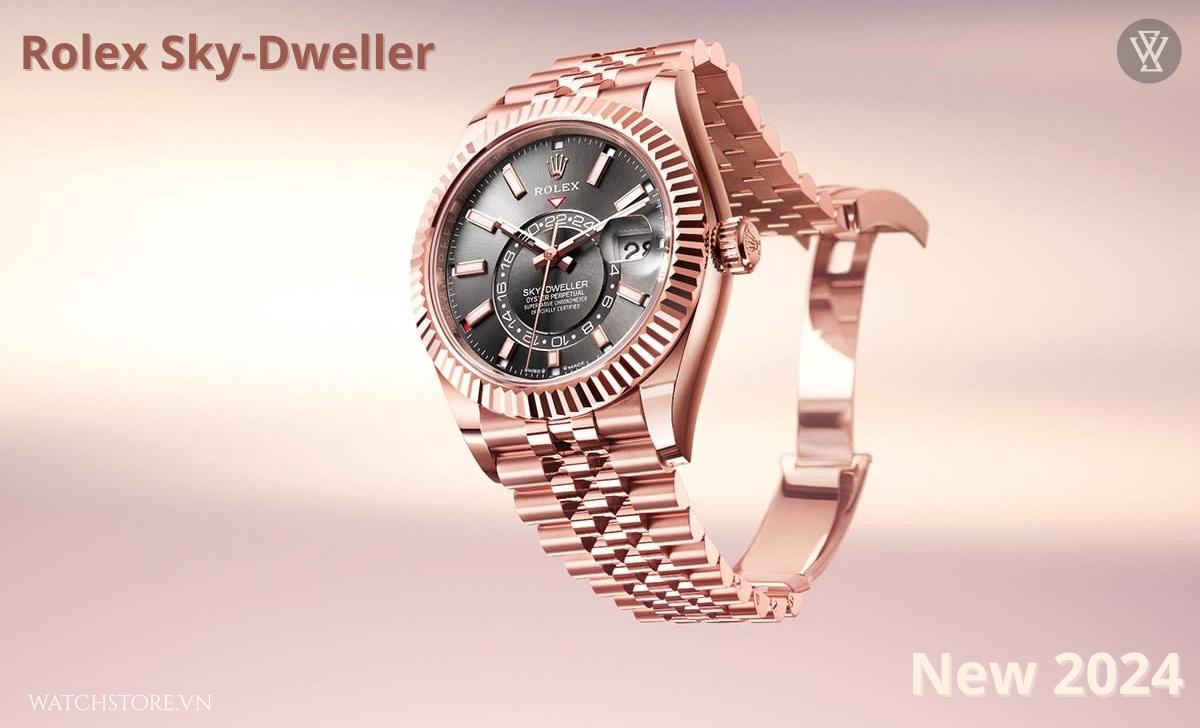 mau dong ho rolex moi nhat sky dweller