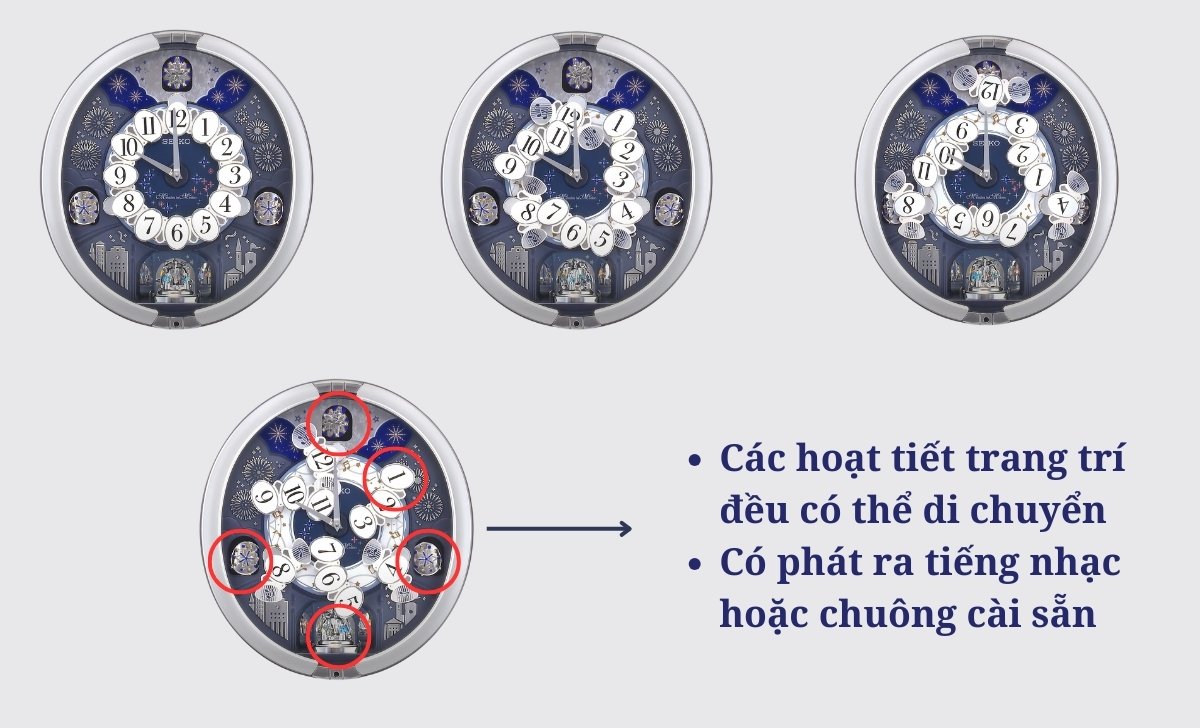 10+ mẫu đồng hồ treo tường sang trọng, cao cấp - cách chọn phù hợp 2 mau dong ho treo tuong sang trong 1