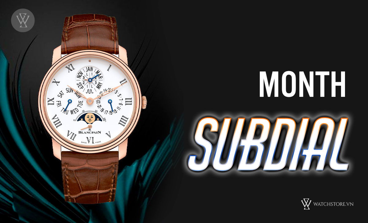 Subdial là gì? 8 loại mặt số phụ phổ biến trên đồng hồ 10 Month Subdial
