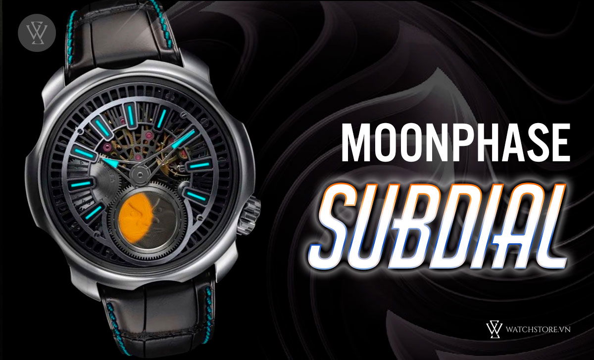 Subdial là gì? 8 loại mặt số phụ phổ biến trên đồng hồ 8 Moonphase Subdial