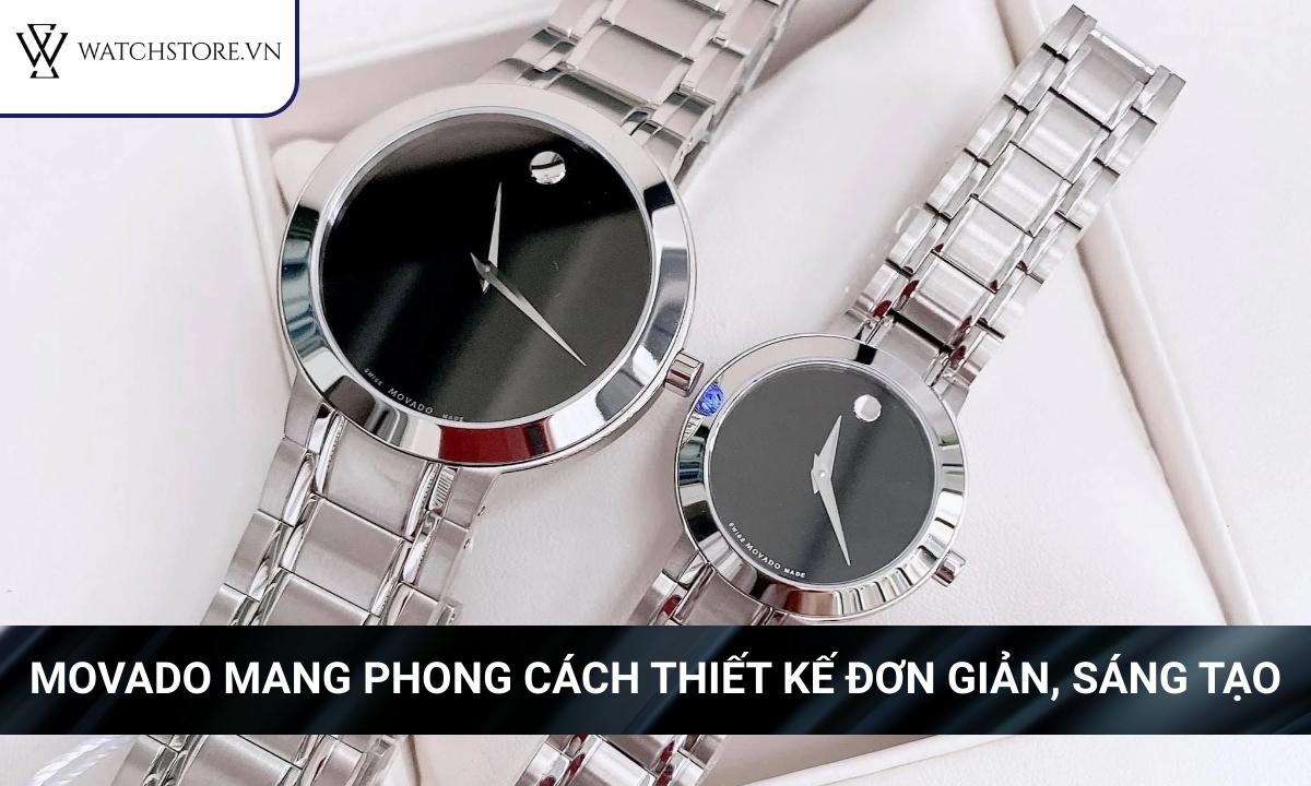 Movado mang phong cách thiết kế đơn giản, sáng tạo