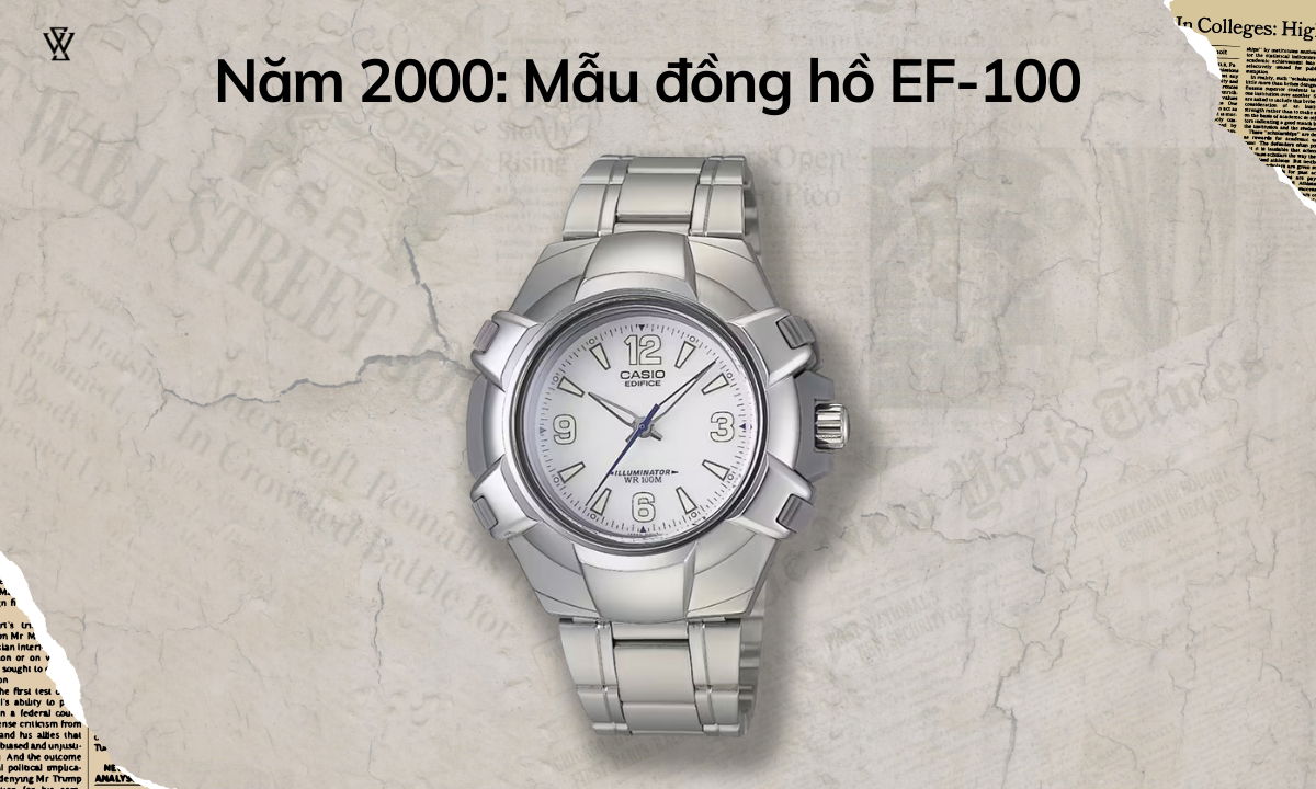 Chiếc đồng hồ với thiết kế độc đáo khả năng chống nước lên đến 100 mét 