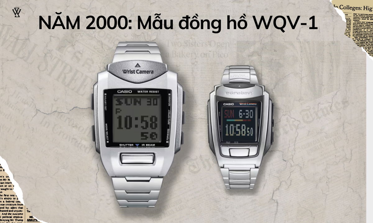 Những chiếc đồng hồ Casio đầu tiên của thập kỷ 2000 
