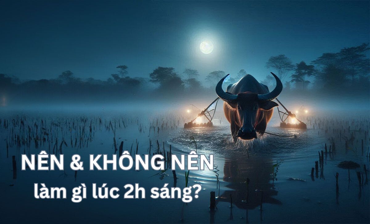 Nên không nên làm gì lúc 2h sáng