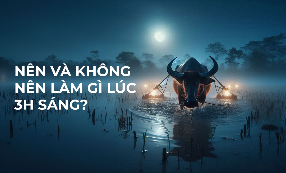 Nên  không nên làm gì lúc 3h sáng