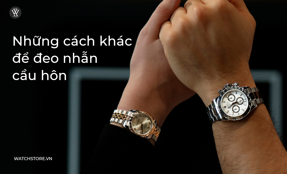 Những cách khác đeo nhẫn cầu hôn