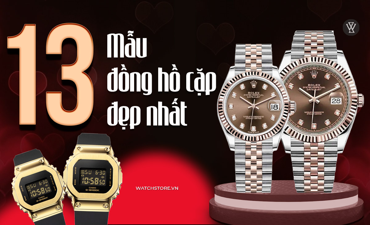 Những mẫu đồng hồ cặp đeo tay đẹp nhất làm quà kỷ niệm 2024 1 những mẫu đồng hồ cặp đẹp nhất
