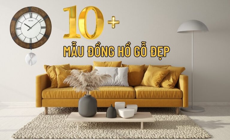 10+ những mẫu đồng hồ gỗ đẹp, mới nhất 2025 treo tường