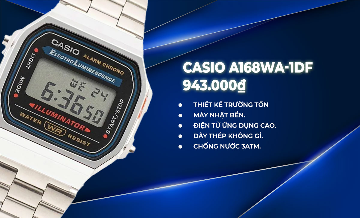 Những mẫu đồng hồ nam ĐẸP RẺ BỀN đáng mua nhất 2025 1 nhung mau dong ho nam dep re 2