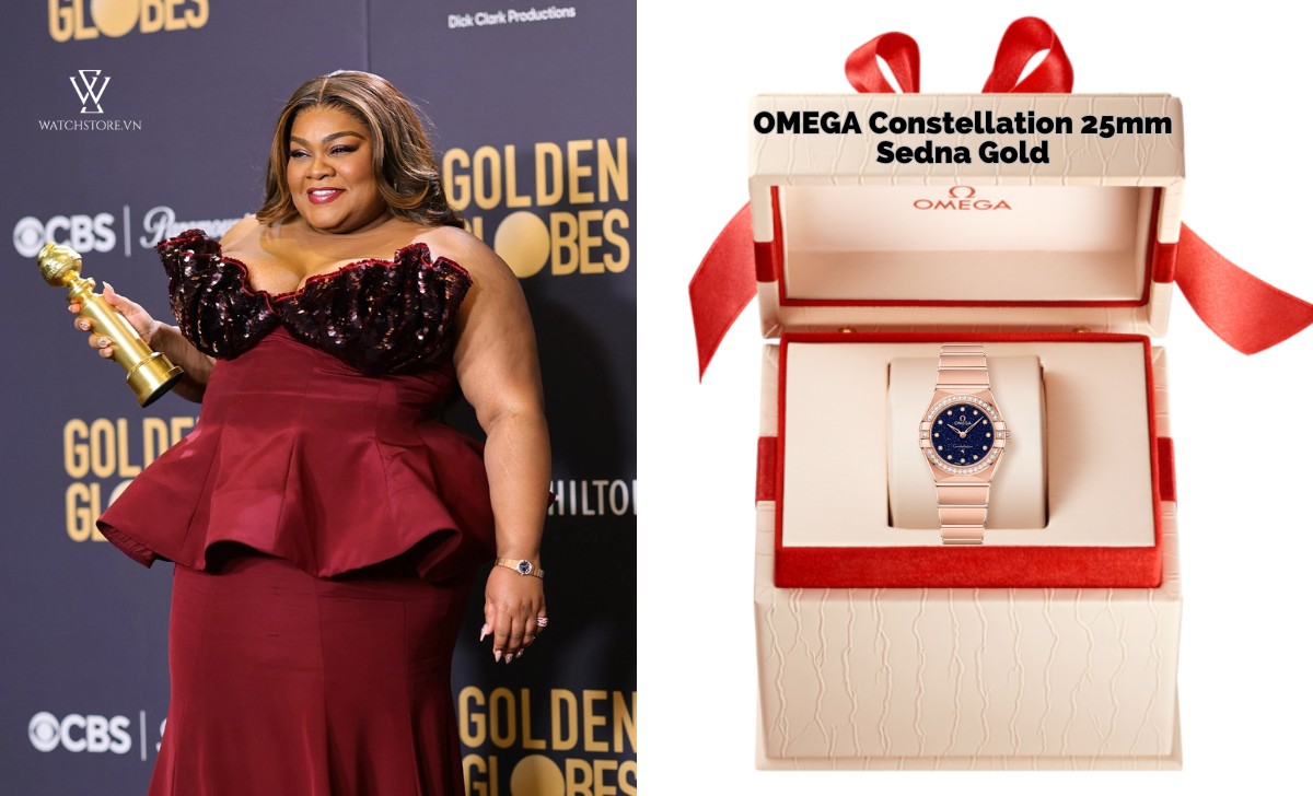 OMEGA Constellation 25mm Sedna Gold Da'vine Joy Randolph