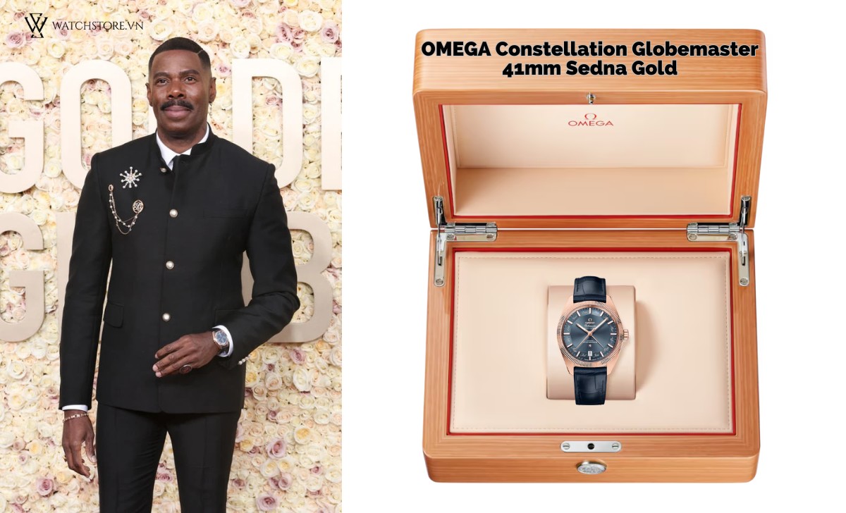 OMEGA Constellation Globemaster Sedna Gold Colman Domingo