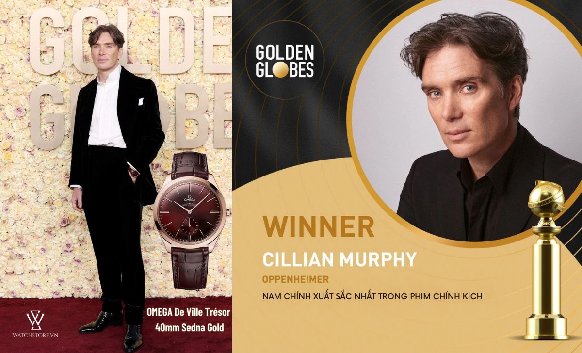 OMEGA De Ville Trésor 40mm Sedna Gold Cillian Murphy