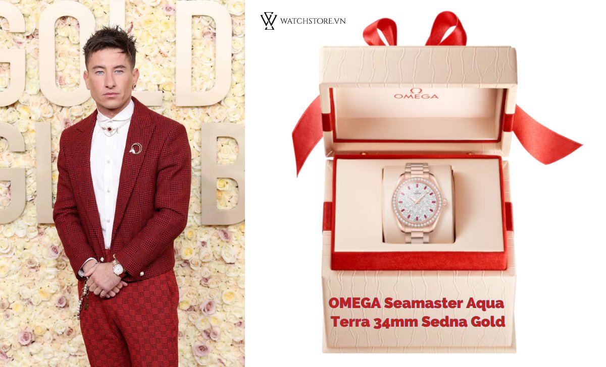 OMEGA Seamaster Aqua Terra Sedna Gold Barry Keoghan