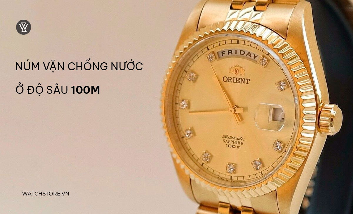 3 mẫu đồng hồ Orient President nên mua nhất theo review 2 orient president núm chống nước 100m