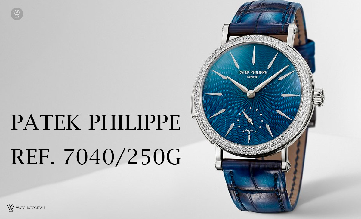 Enamel trên mặt đồng hồ là gì? 7 trường phái Enamel nổi bật 8 Patek Philippe Ref. 7040/250G